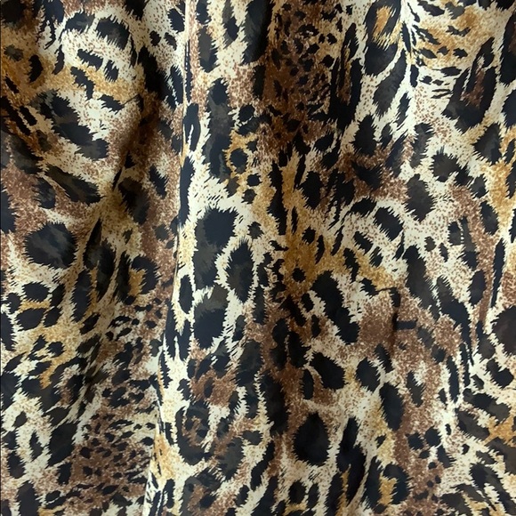 SHEER CHEETAH PRINT TOP!! - Picture 5 of 6